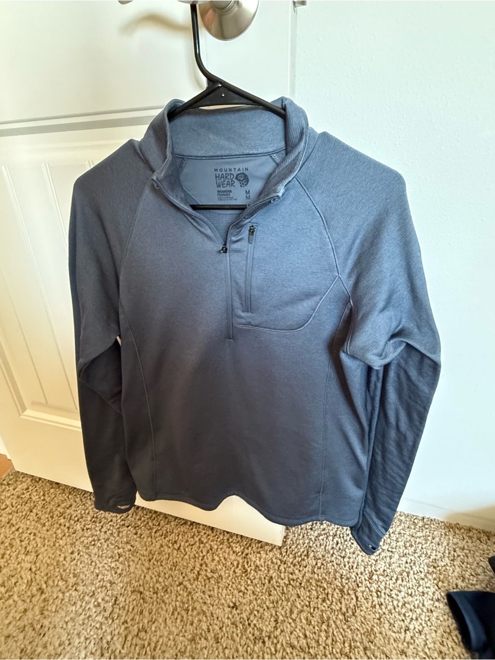 Mountain Hardwear Women's Slate Blue Half-Zip Pullover